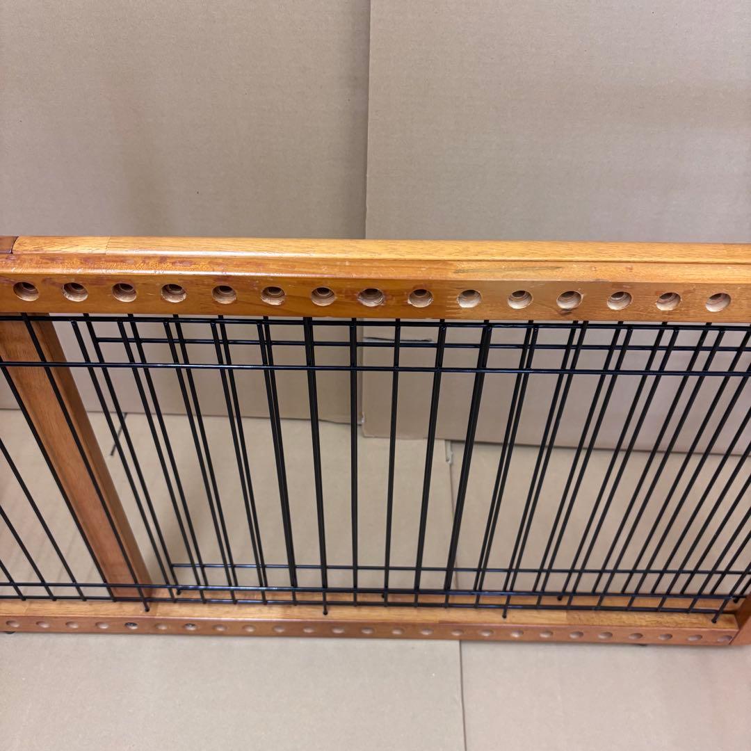 ひちい リッチェル ペット用 木製おくだけゲート ワイド