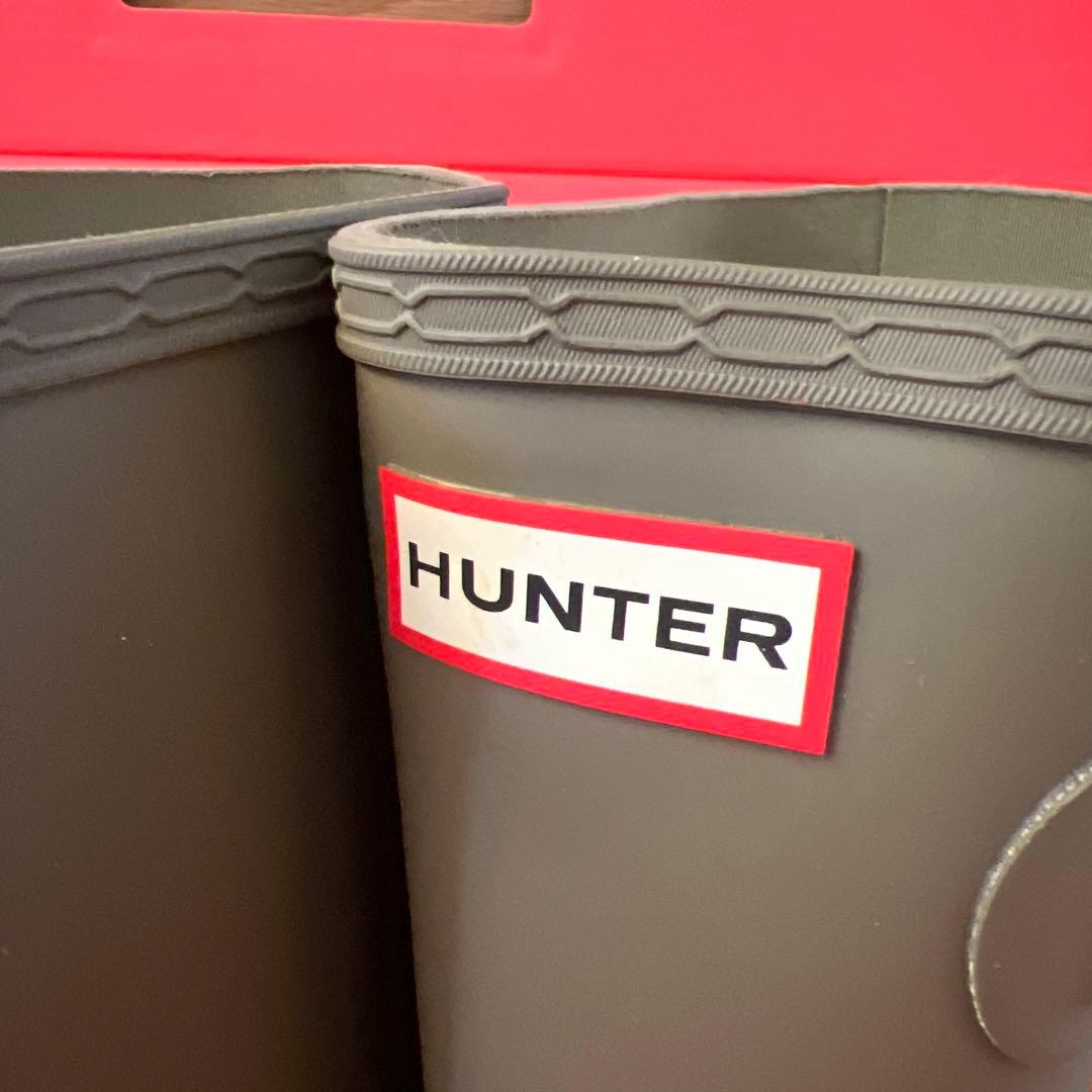 HUNTER オリーブ　長靴 US6 24cm