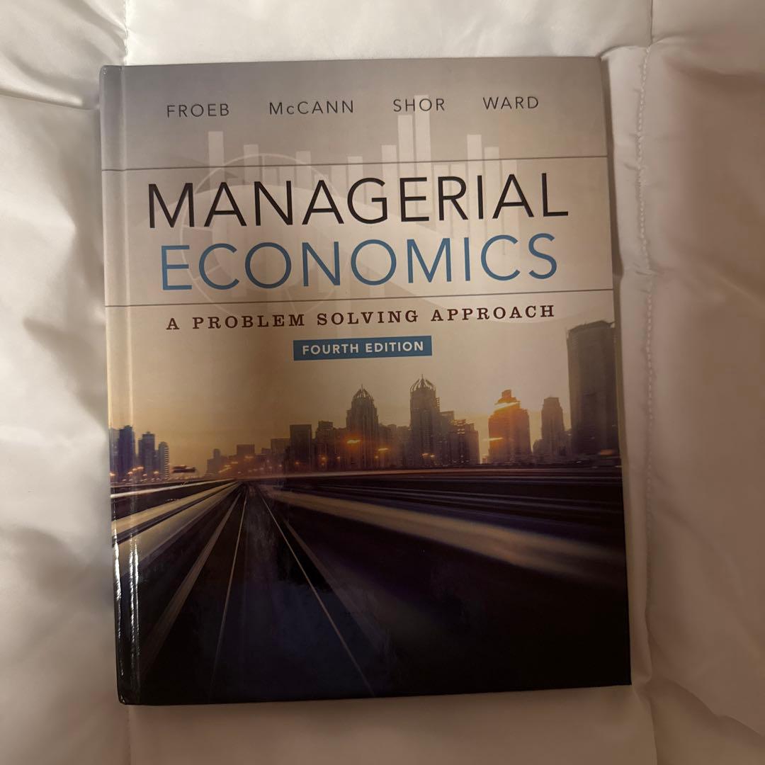 MANAGERIAL ECONOMICS 第四版