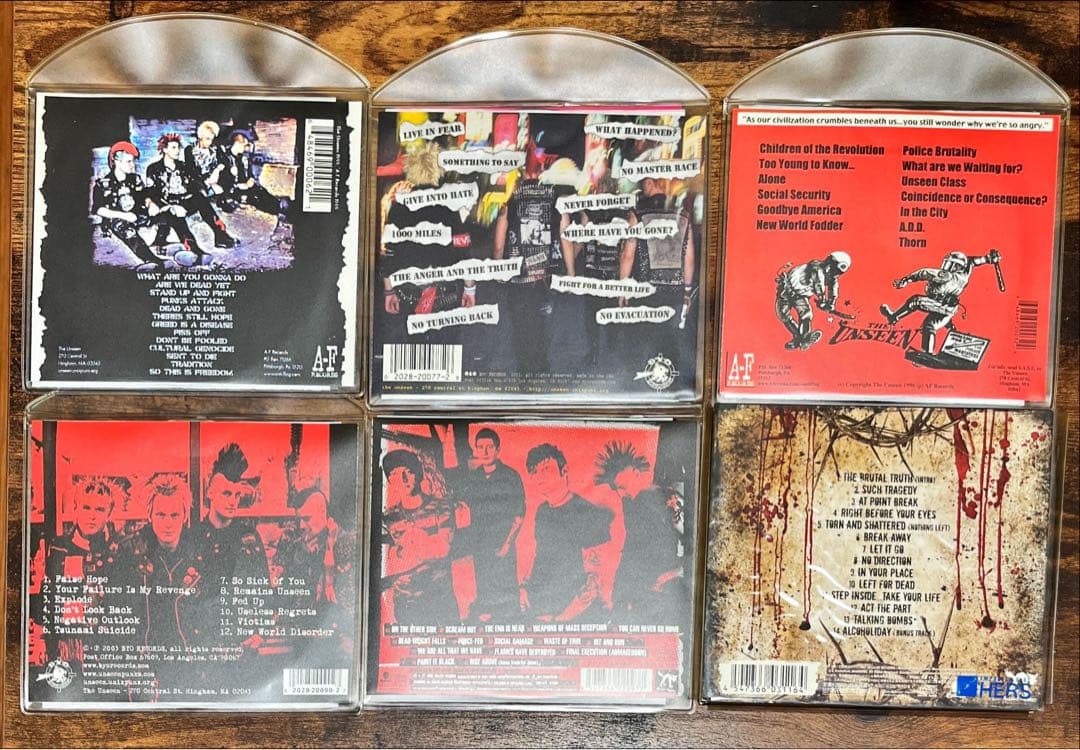 希少廃盤美品！THE UNSEEN CDアルバム6枚セット