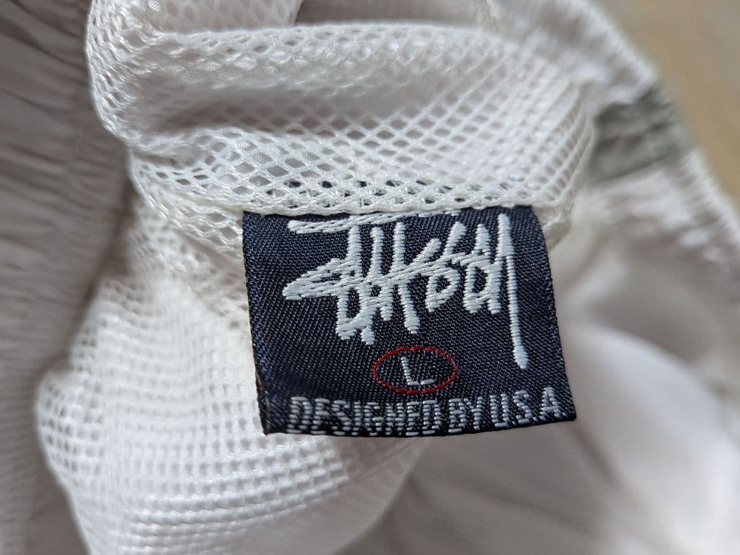 90s stussy ステューシー ナイロンパンツ 裏メッシュ L w74〜94