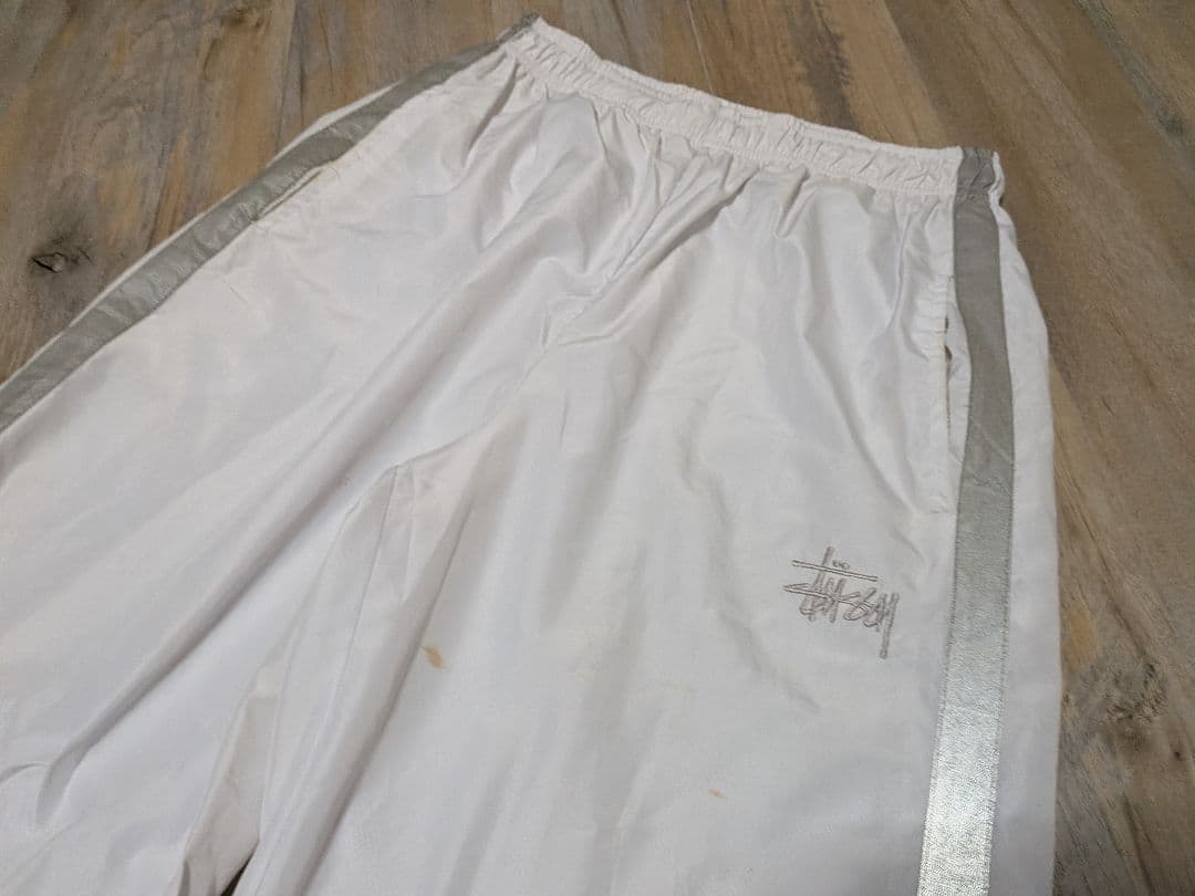 90s stussy ステューシー ナイロンパンツ 裏メッシュ L w74〜94