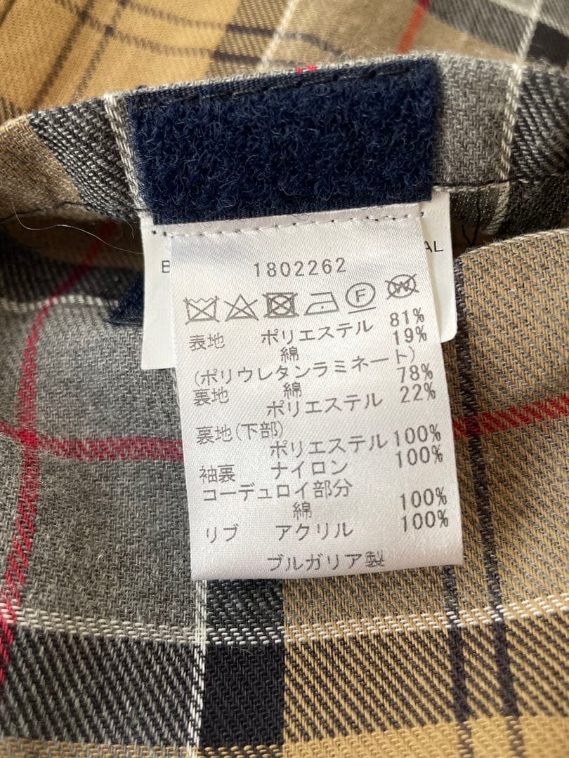 【美品】Barbour(バブアー) BEDALE 2LAYER 38 ネイビー
