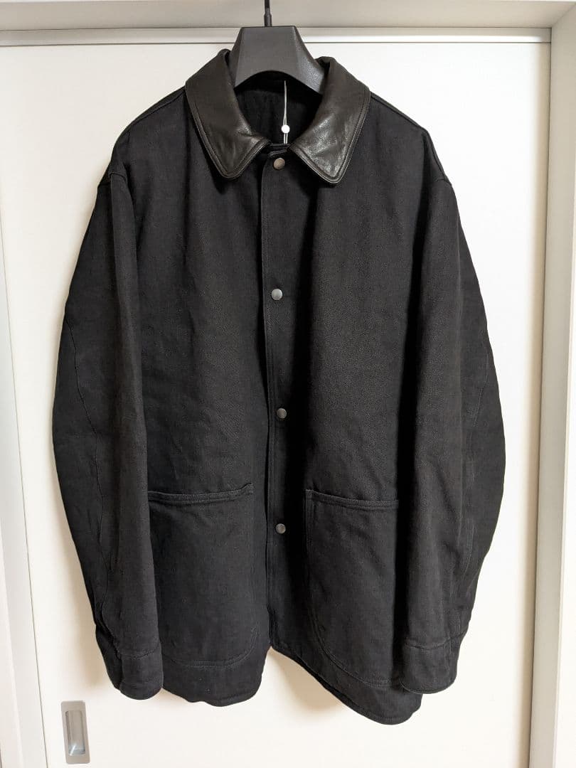 新品未使用　25AW SIZE3 COMOLI デニムレザーワークジャケット