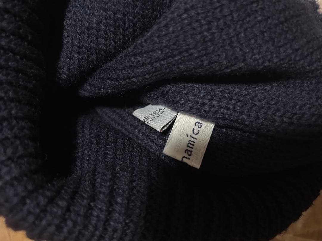 nanamica GORE-TEX ビーニーキャップ ネイビー