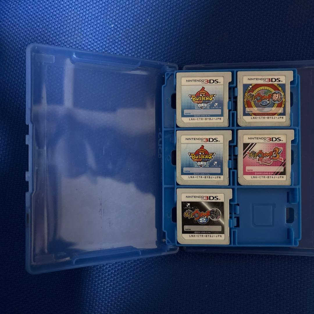激レア カセットケース付き妖怪ウォッチゲームソフト5本セットカセットのみ