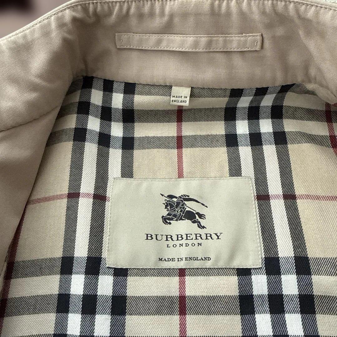 BURBERRY トレンチコート ベージュ　サイズ10 ENGLAND製