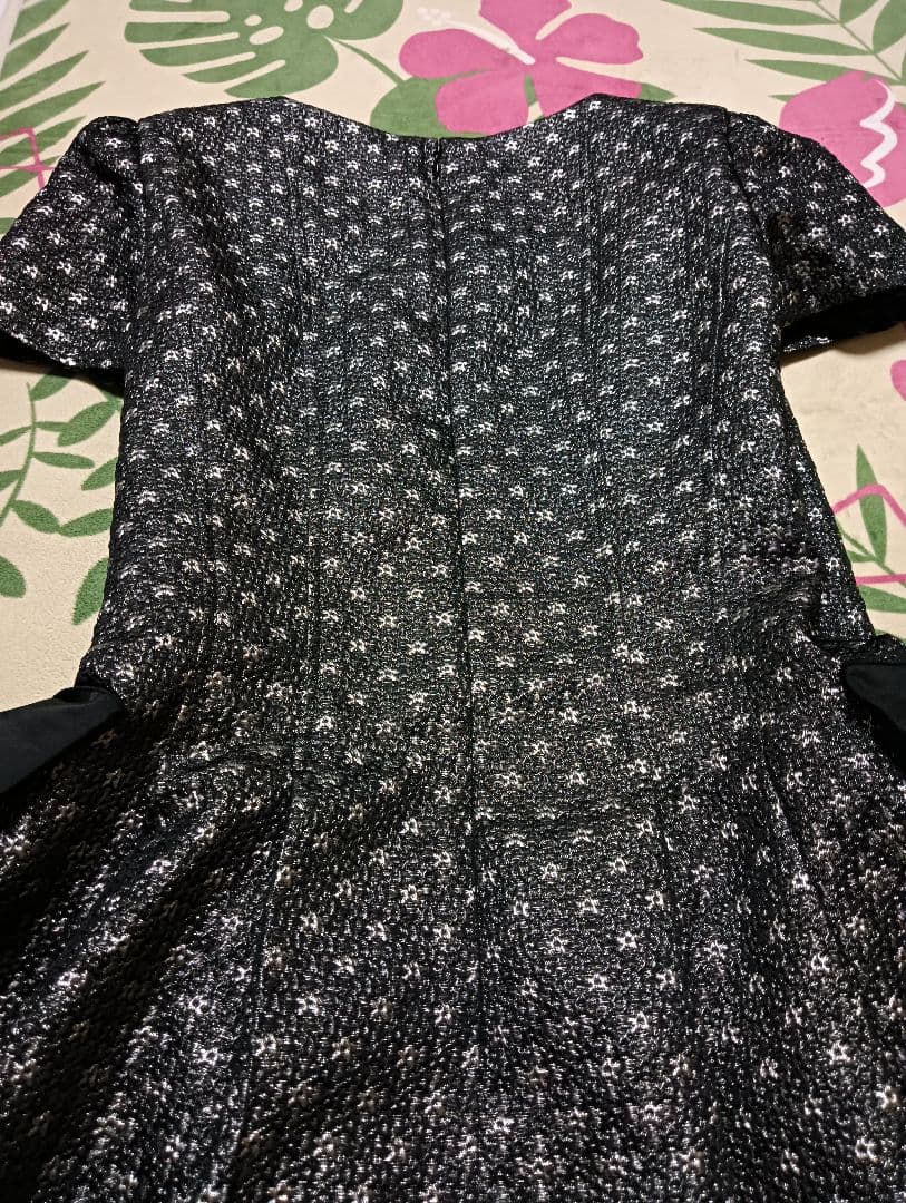 専用　エムズグレイシー　ブラウン花柄＆黒小花柄半袖ワンピース