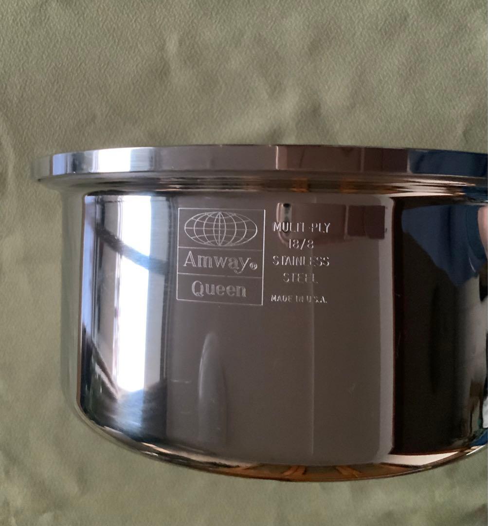 Amway ステンレス製片手鍋 中型 蓋付き