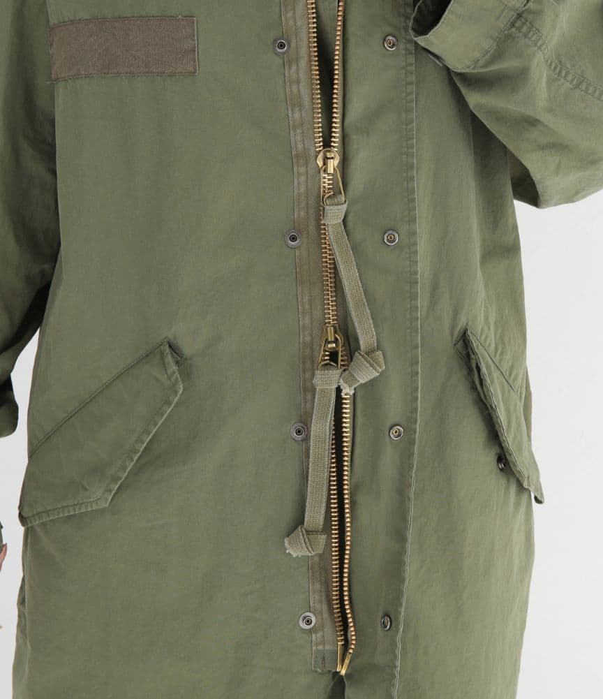 美品 Deuxieme Classe ツイカ ミリタリーコート カーキ