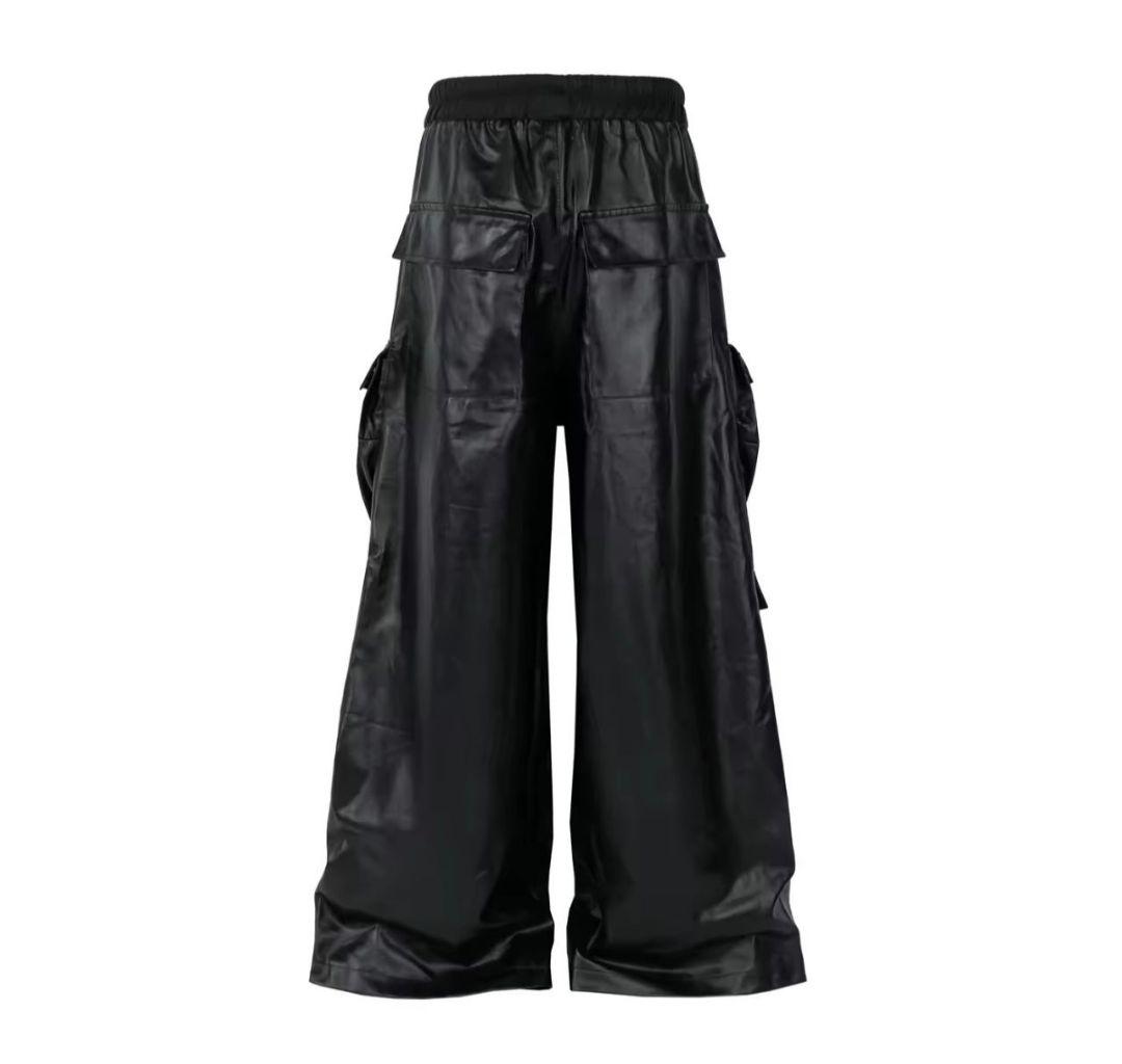 ら*ぶ様 rickowens似 opium coating cargo pant