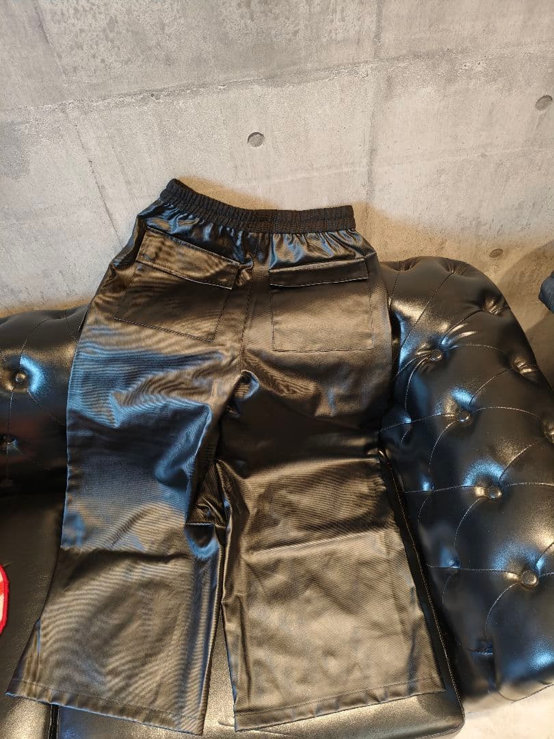 ら*ぶ様 rickowens似 opium coating cargo pant