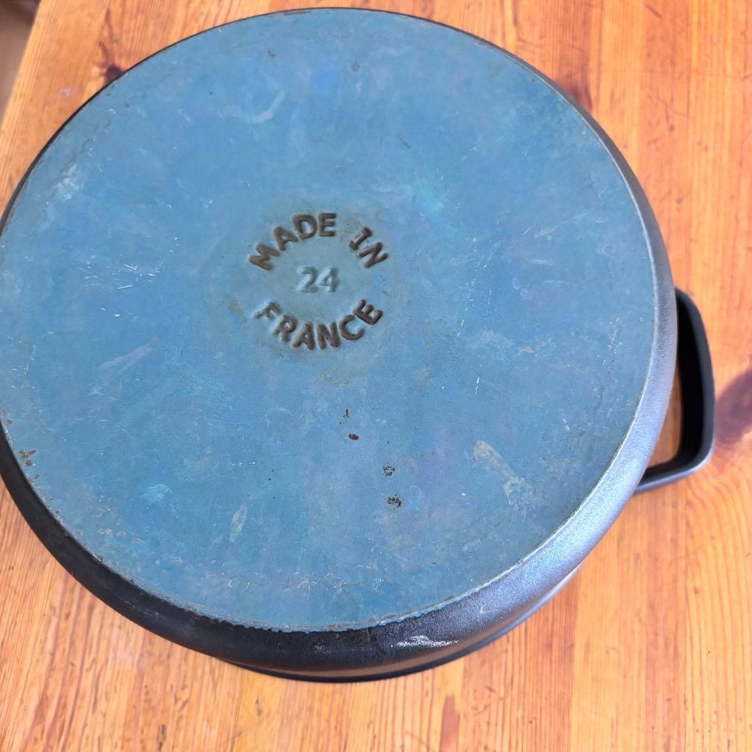 【MAIUSI】【使用感あり】【staub】ココット ラウンド 24cm