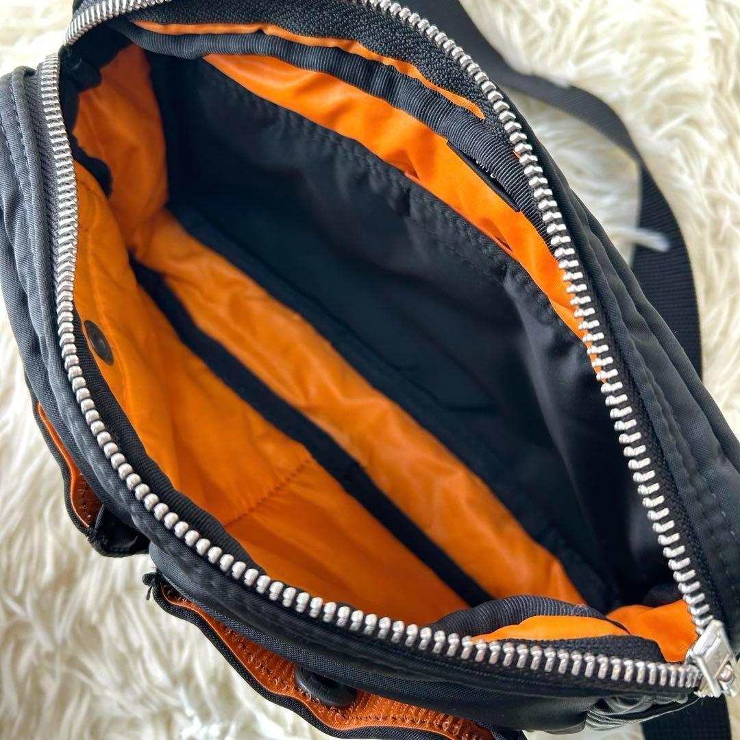 未使用級　極美品　PORTER TANKER ウエストバッグ　ボディバッグ　黒