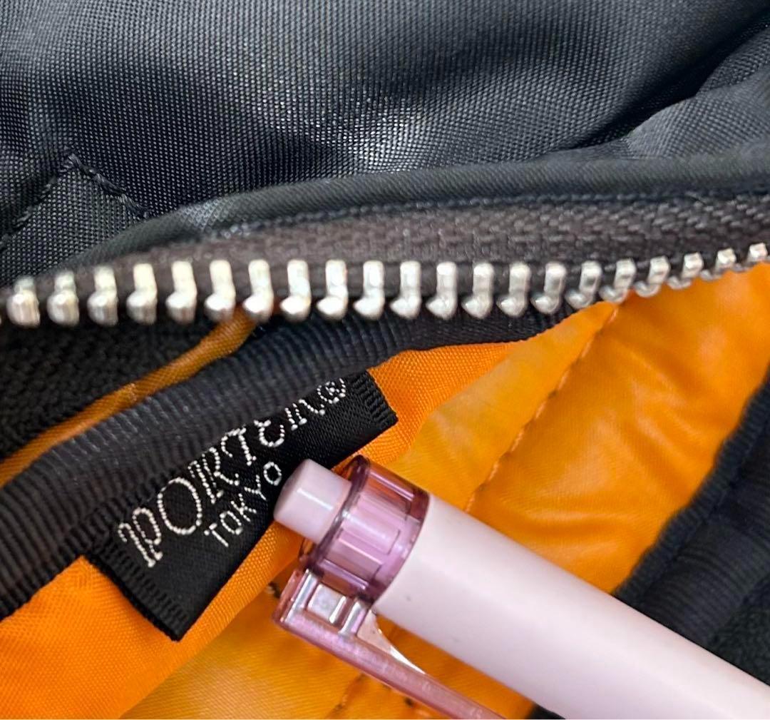 未使用級　極美品　PORTER TANKER ウエストバッグ　ボディバッグ　黒