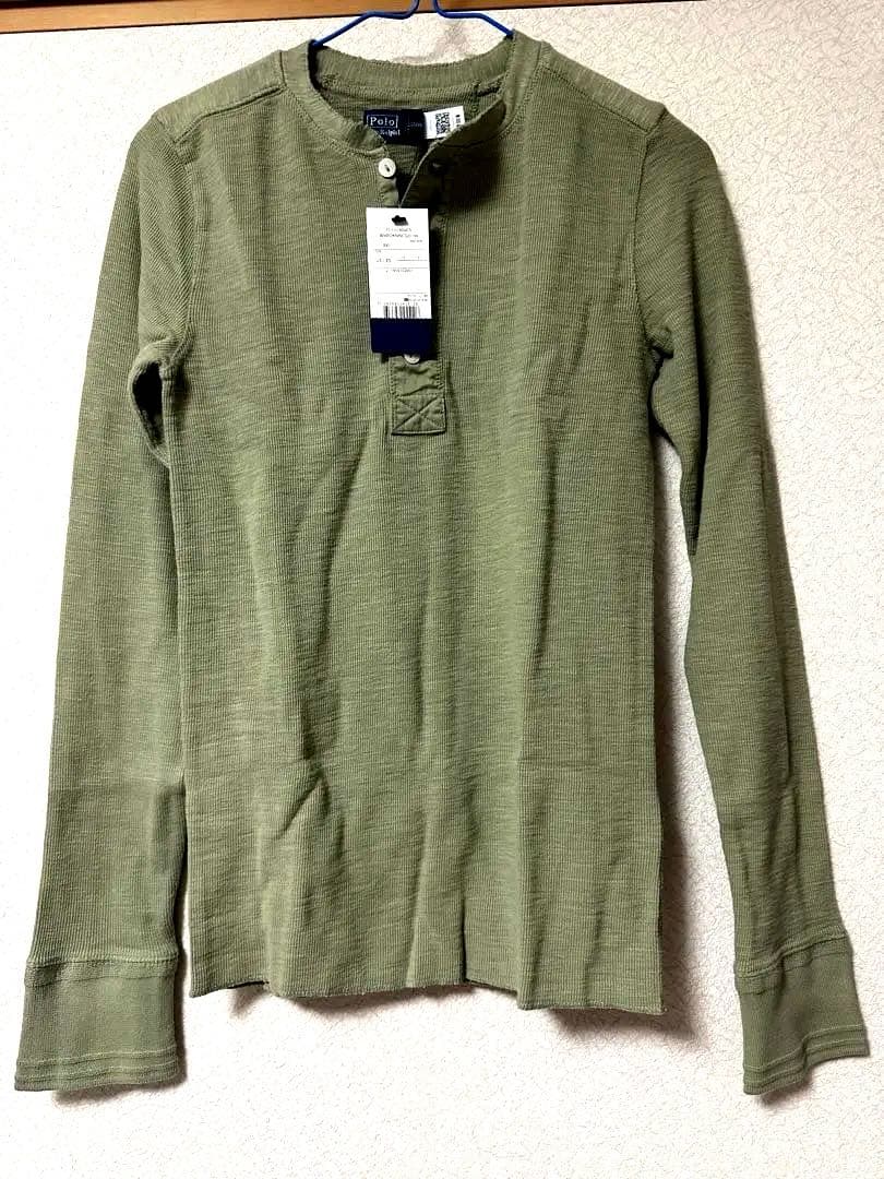 ¥33,000 ポロラルフローレン ヘンリーシャツ コットン 新品未使用タグ付き