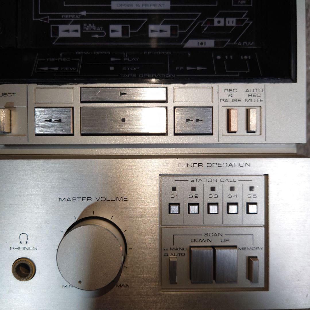 レトロ TRIO ラジカセ TRIO KRX-7V FM/AMラジオ ジャンク品
