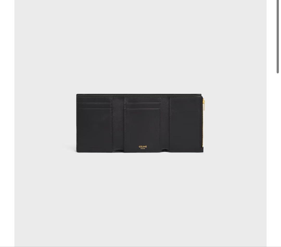 【極美品】セリーヌ　ファインストラップウォレット　ブラック