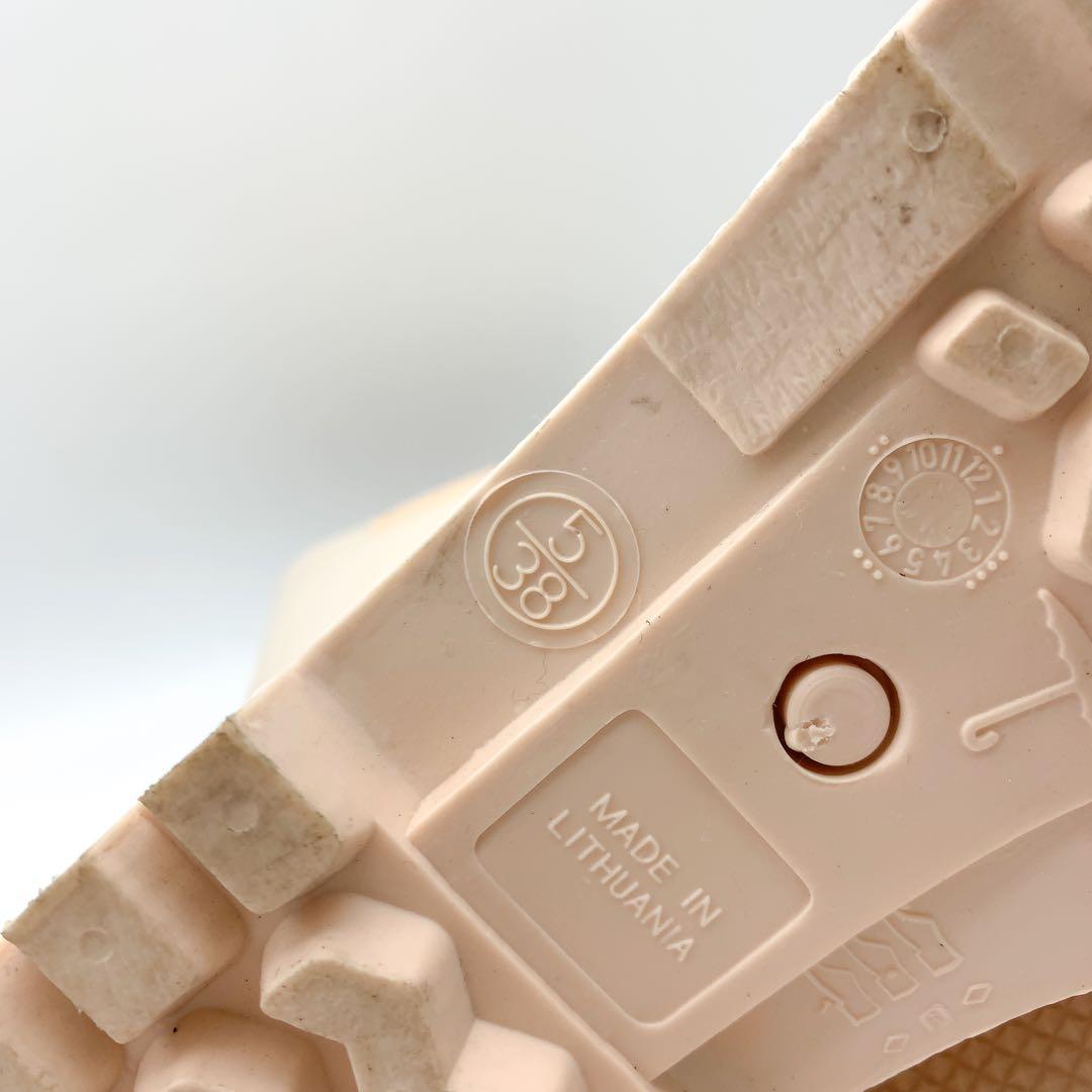クロエ Chloé ✨ レインブーツ シューズ 長靴 ピンクベージュ 23.5