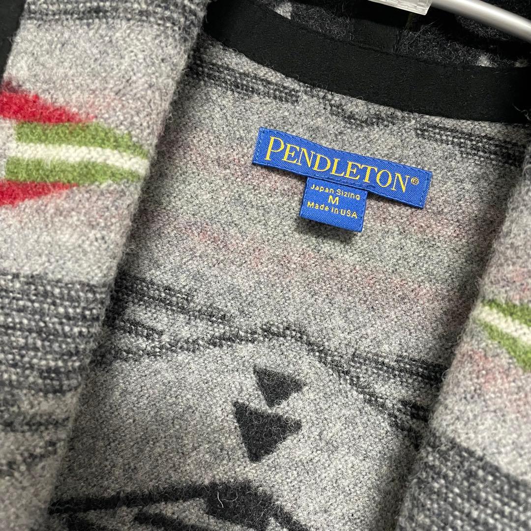PENDLETON ペンドルトン 羊毛ウールベスト ネイティブ柄 USA製 美品