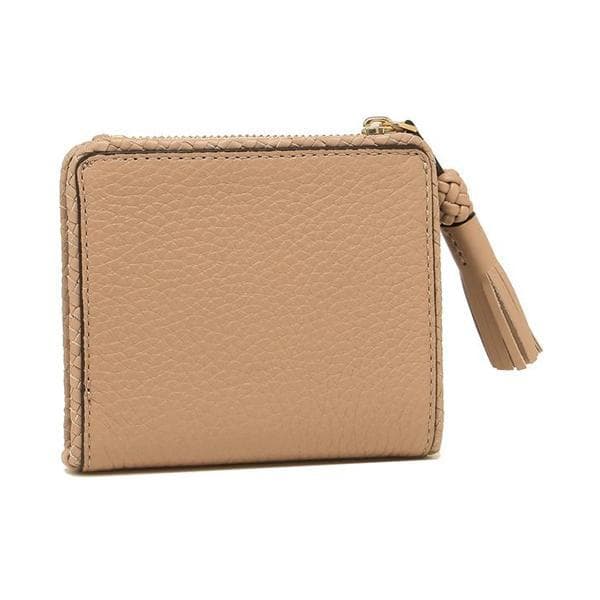 c*!様 Tory Burch ベージュ 二つ折り財布