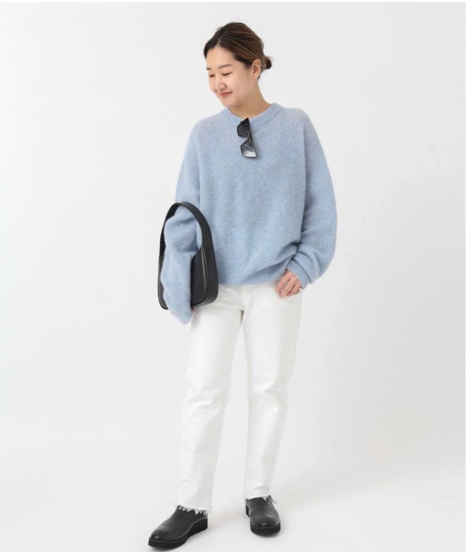 Deuxieme Classe cut off 白デニム