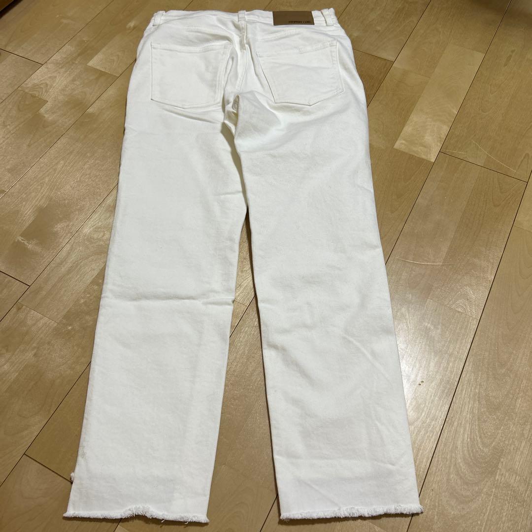 Deuxieme Classe cut off 白デニム