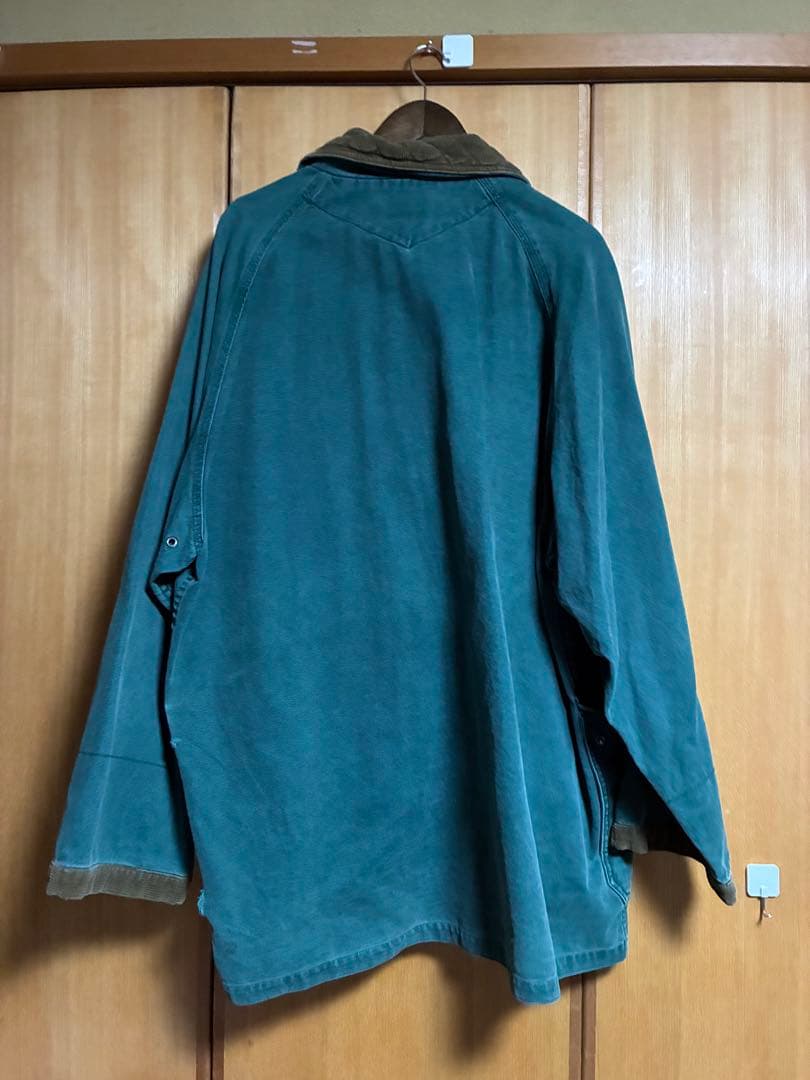   ファイヤーマンジャケット XL 緑 ロング丈