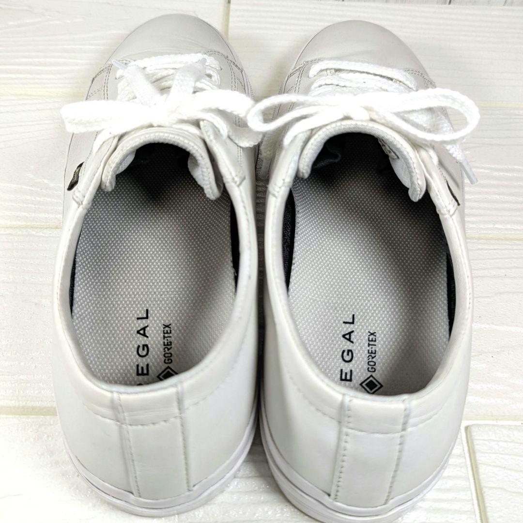 【REGAL】レザースニーカー ゴアテックス 白 24,5cm