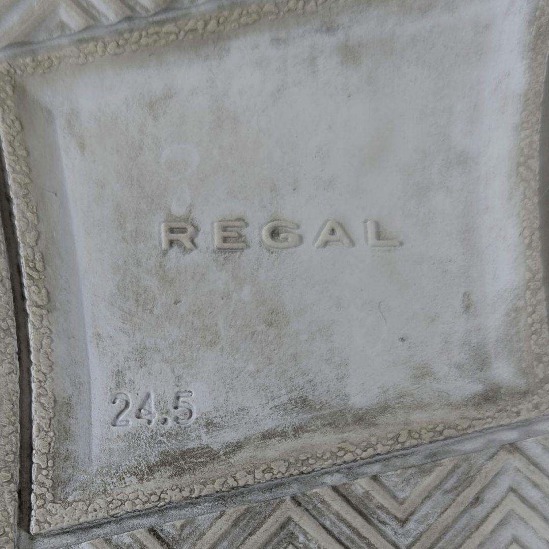 【REGAL】レザースニーカー ゴアテックス 白 24,5cm
