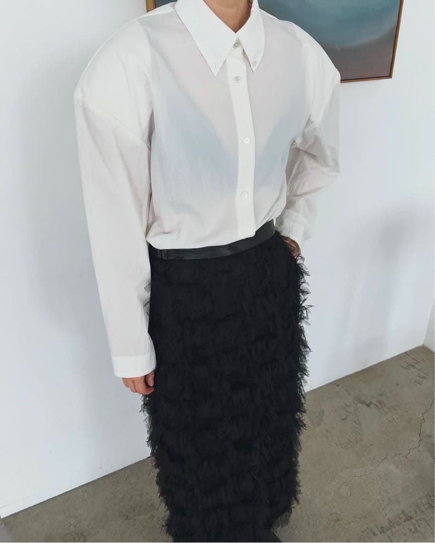 nepuTulle Iline long SK チュールスカート