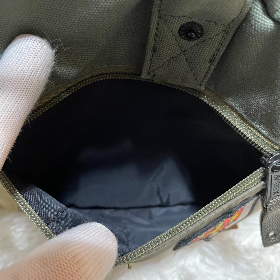 【美品】 AVIREX　ミニボストンバッグ　トップガン 限定モデル　EAGLE
