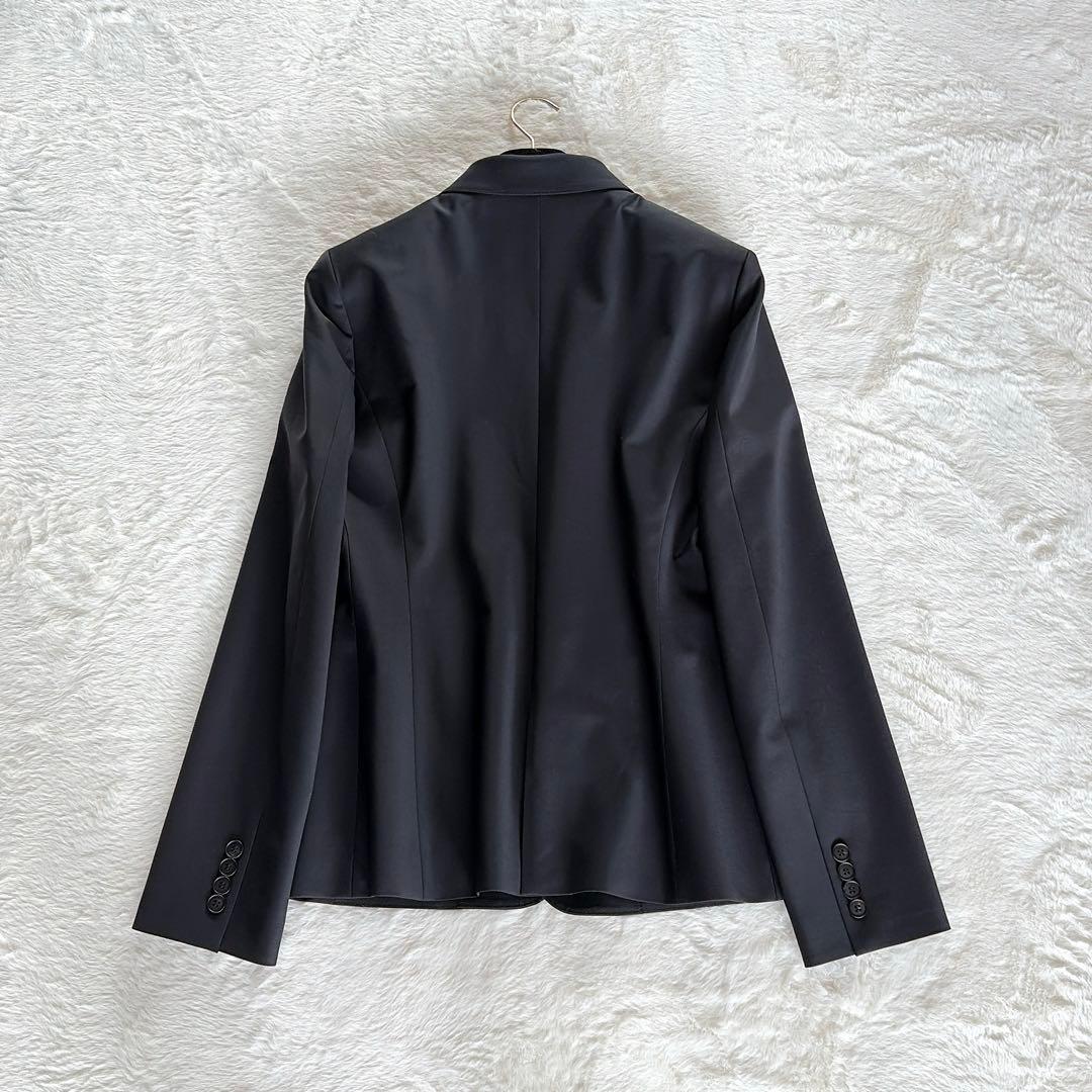 新品タグ付き✨希少大きなサイズ42XL【iCB】テーラードジャケット 黒 ウール