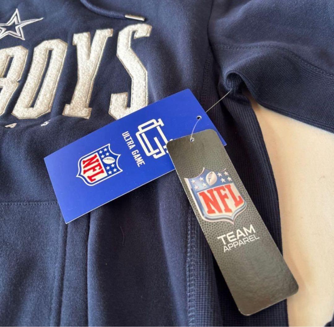 A652新品パーカーNFL公式アパレルCOWBOYSカウボーイズ (L)アメフト