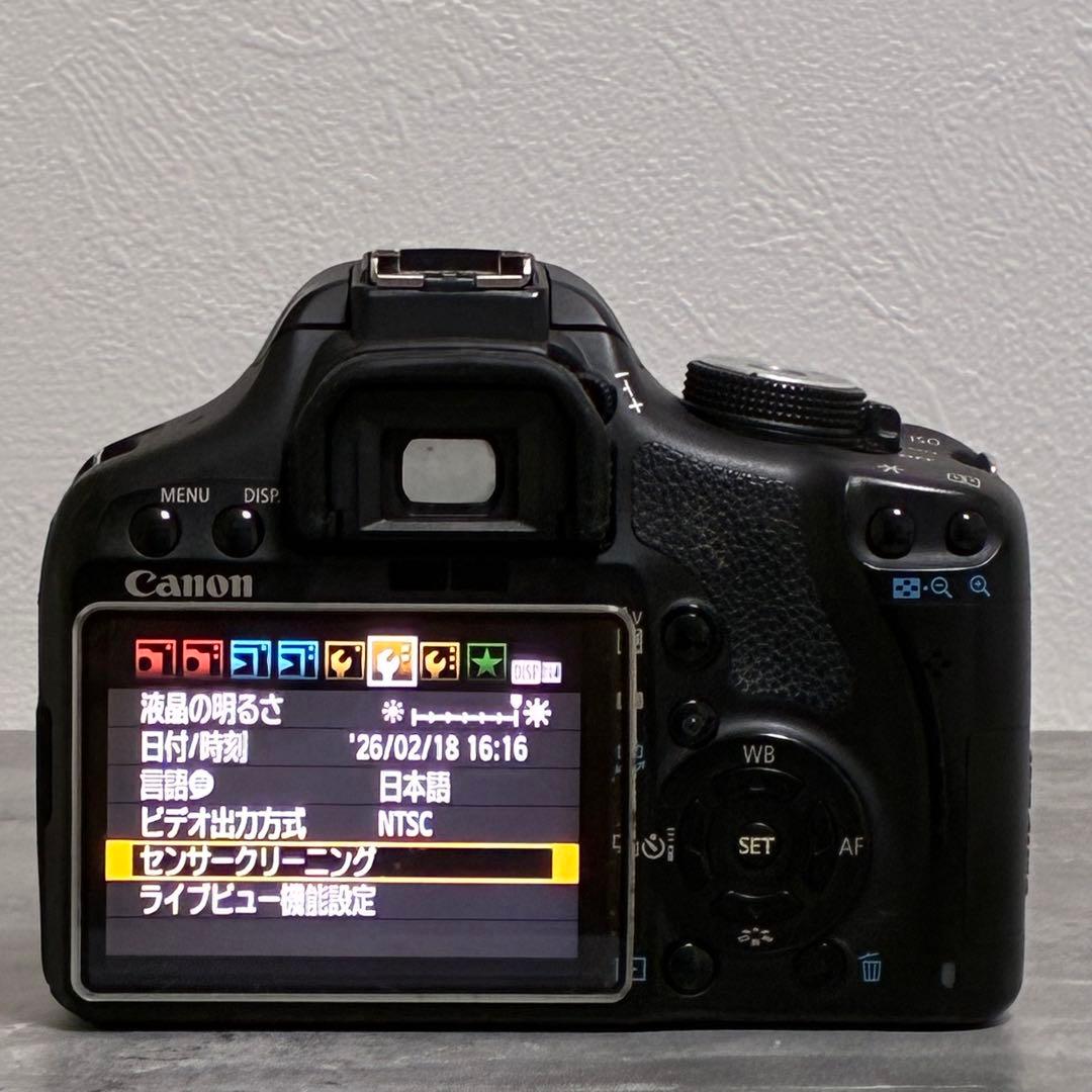⭐️完動⭐️キャノン Canon EOS kiss X3 & 標準&望遠ダブルレンズ