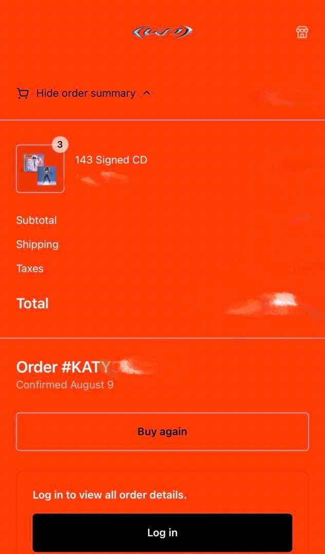ケイティ・ペリーKaty Perry最新アルバム143 CD サインカード封入
