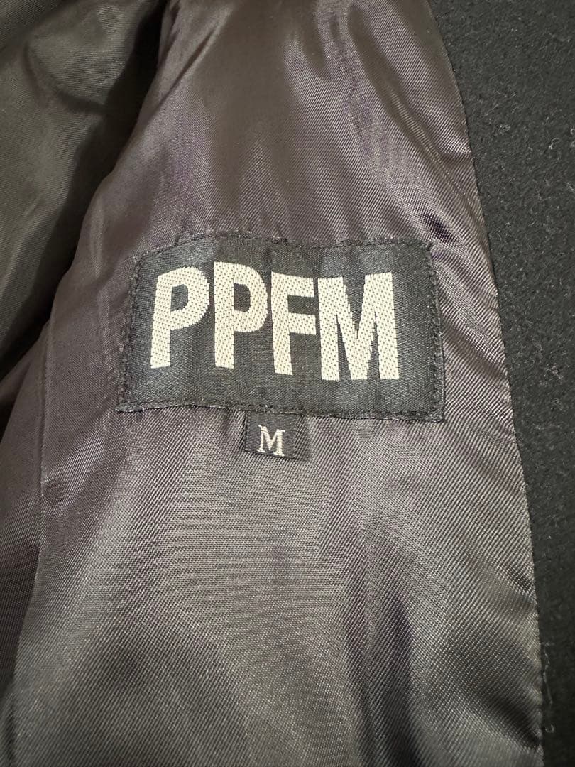 【市川隼基 着用】PPFM Wool Military Jacket ブラック