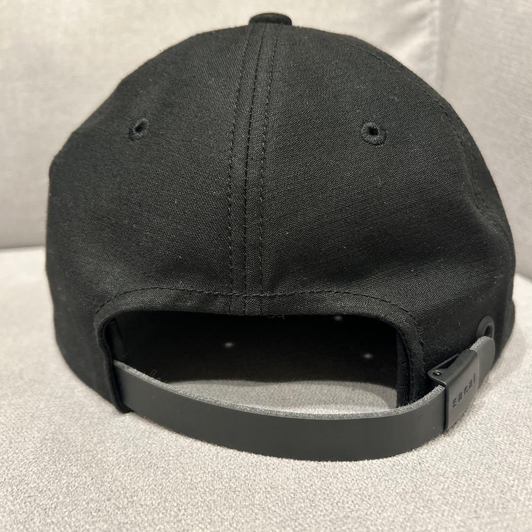 【美品】Sacai×WTAPSコラボ 同色刺繍ロゴキャップ レザーベルト 古着