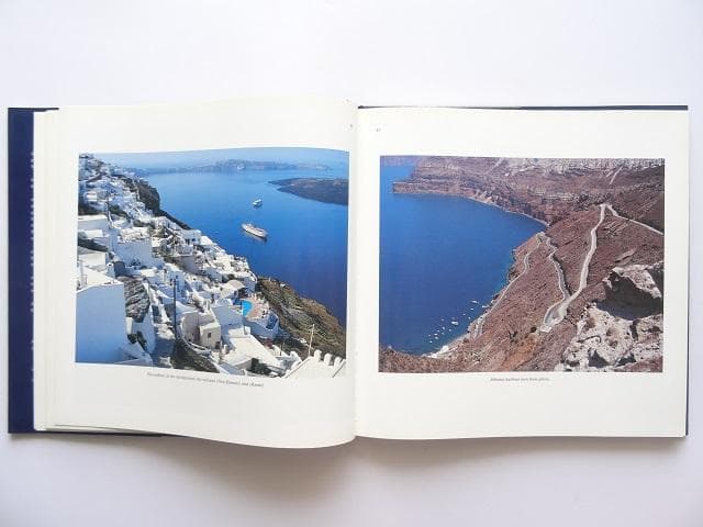 洋書◆サントリーニ島写真集 本 ギリシャ 風景 景色 建物 自然 歴史