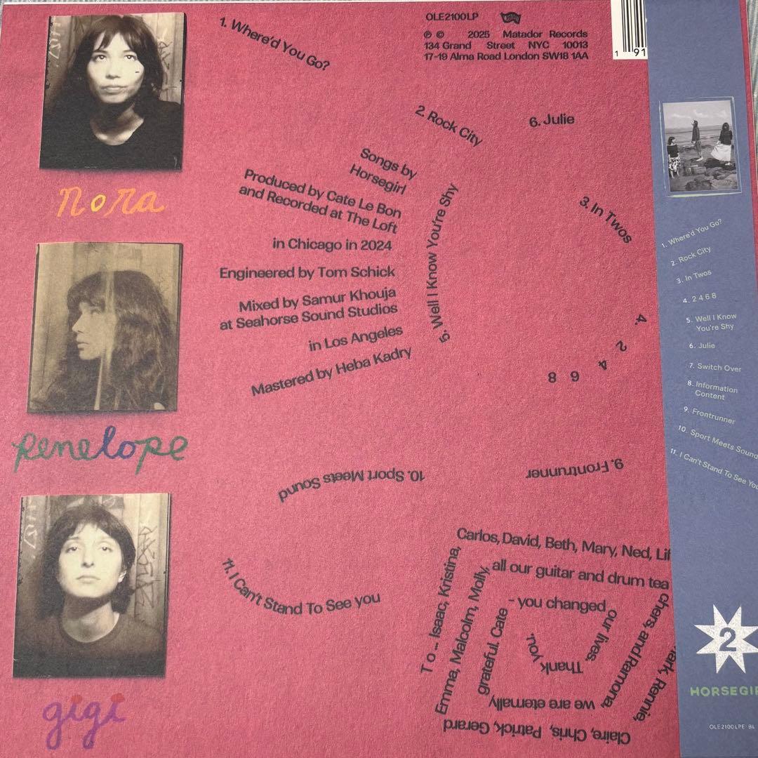 未使用Big Love200枚限定！horsegirl レコード