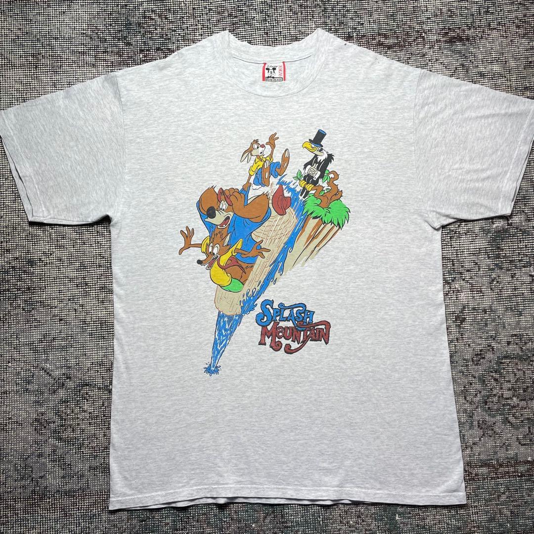ヴィンテージ　90s USA ディズニー　スプラッシュマウンテン　古着Tシャツ