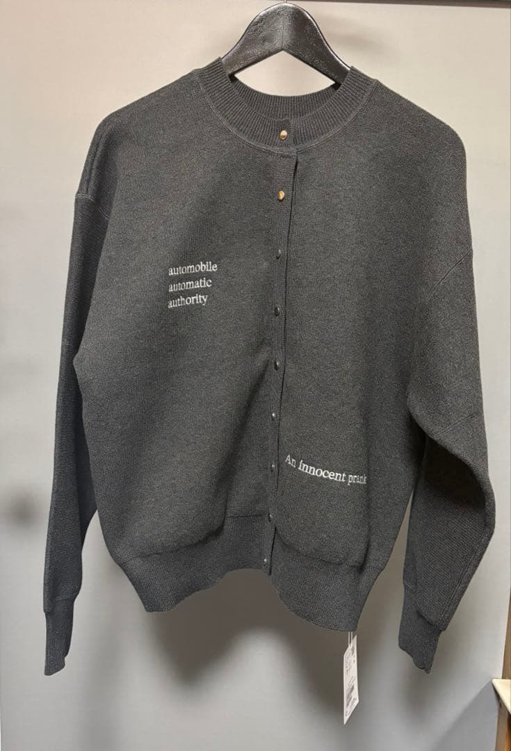 ADAM ET ROPEグレー 長袖カーディガン Fサイズ