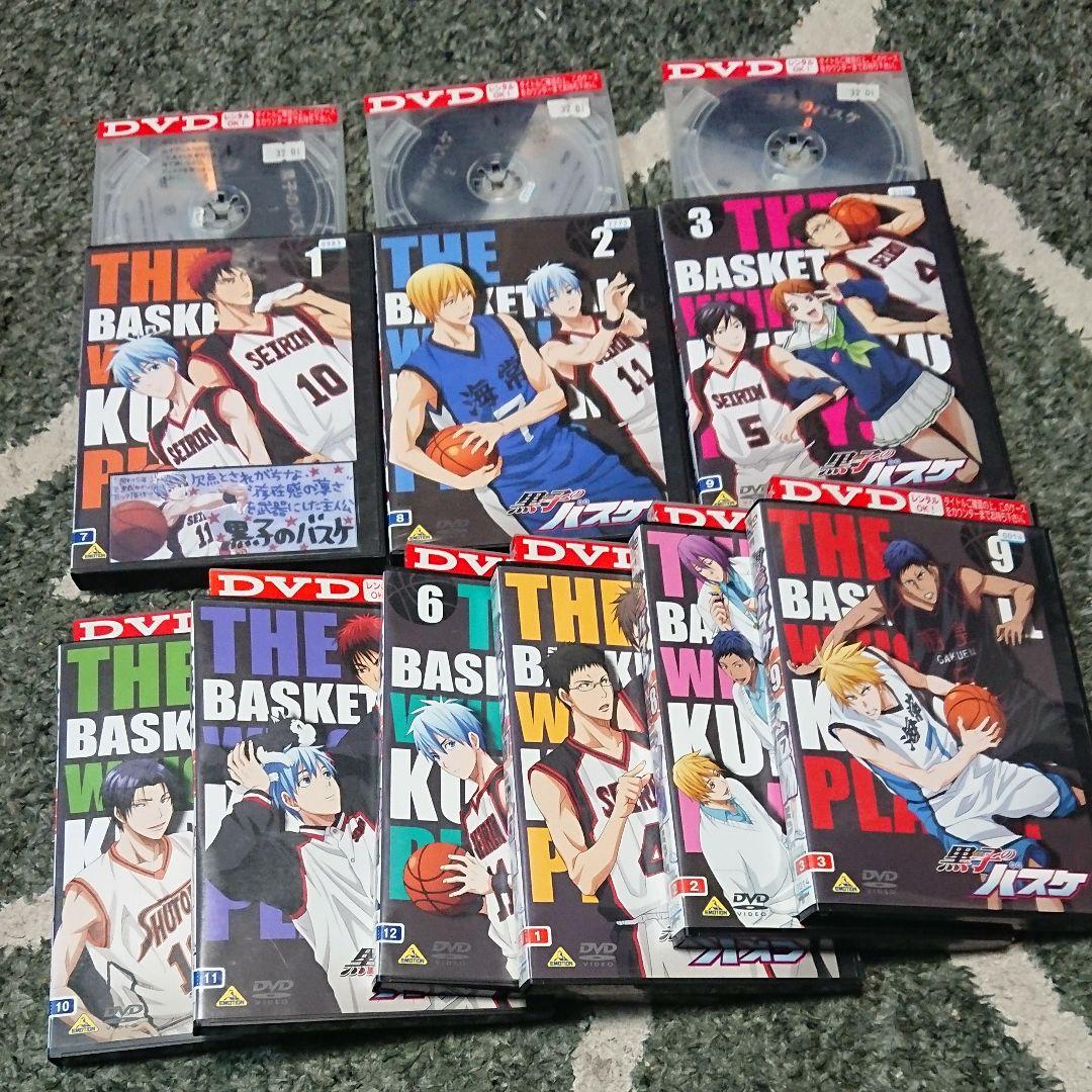 DVD 黒子のバスケ 1～9 1rd