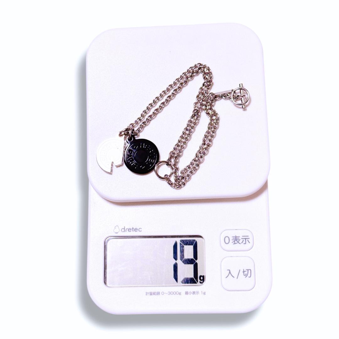 【超美品】エルメス カルーゼル メタル バッファローホーン シルバー ネックレス