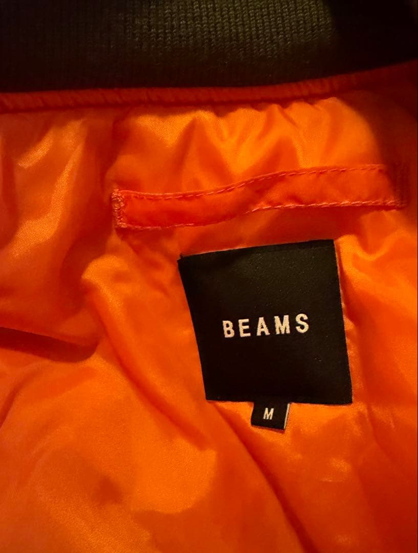 BEAMS リラックスフィット THERMOLITE(R) MA-1 （撥水）