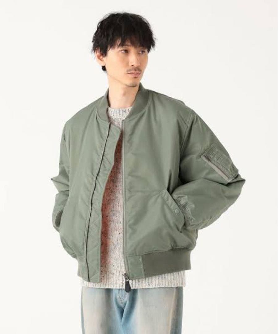 BEAMS リラックスフィット THERMOLITE(R) MA-1 （撥水）