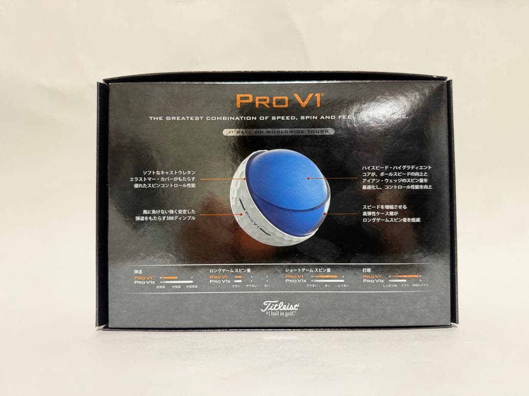 新品タイトリスProV1 ダブルナンバー (11,33,55,77) 1ダース