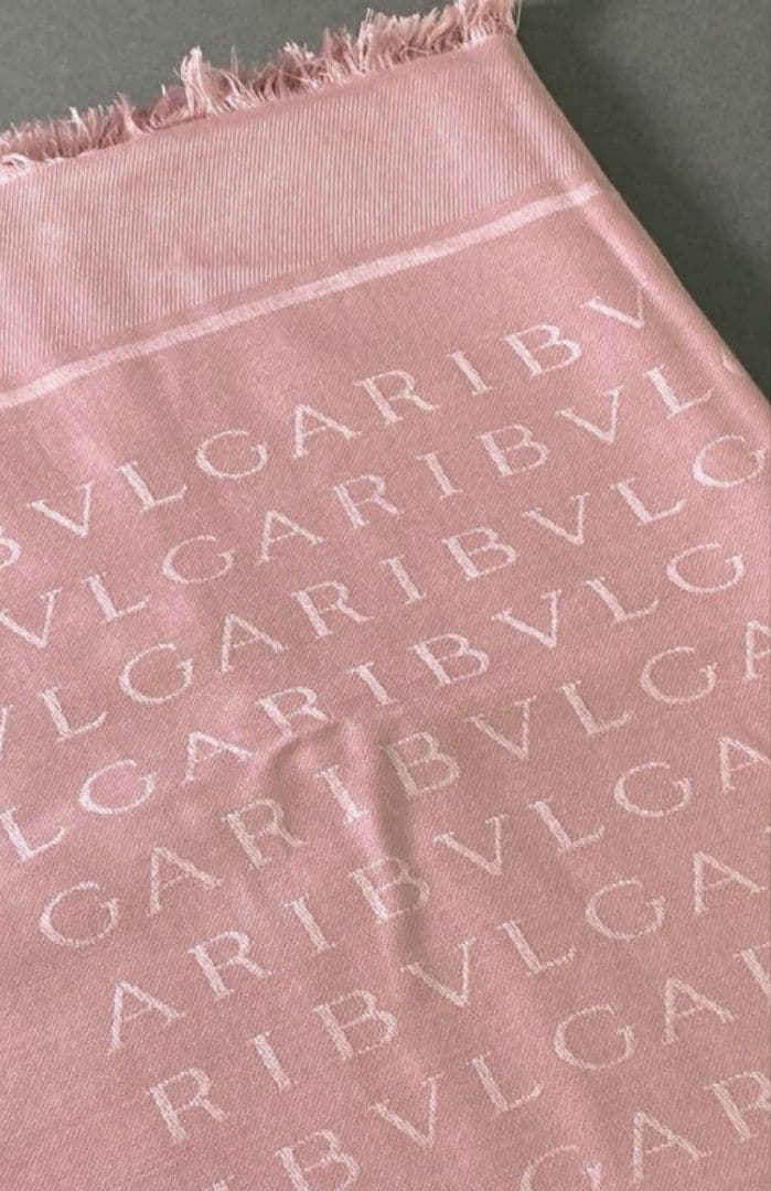BVLGARI シルク ストール 2色セット　大判Wool&シルク