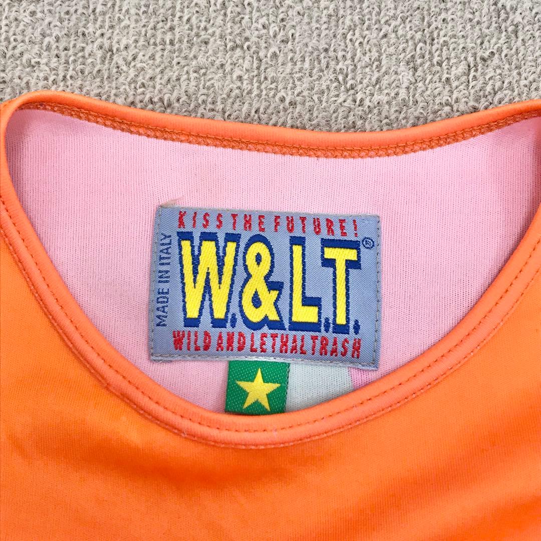W&LT ウォルター S 長袖Tシャツ オレンジ プクプク ジャージ S3354