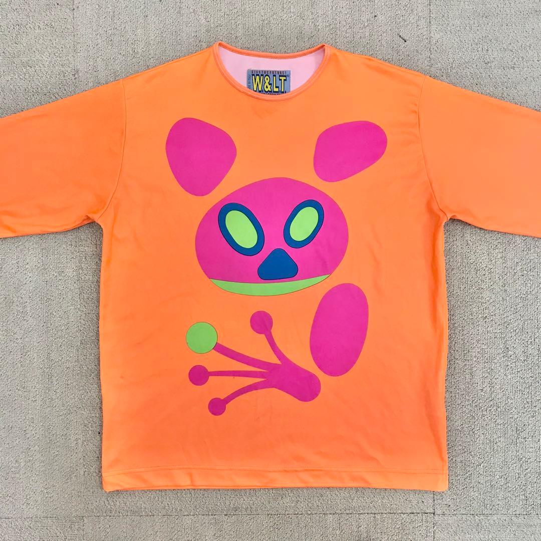 W&LT ウォルター S 長袖Tシャツ オレンジ プクプク ジャージ S3354